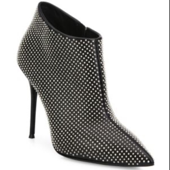 Giuseppe Zanotti Black Studded Booties - Picture 5 of 14